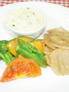 夏野菜と大豆ミートのムニエル-レシピのメイン写真