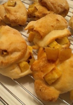 さつまいもとりんごのパン-レシピのメイン写真