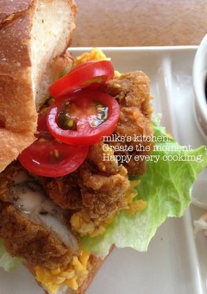 なんでも入れよう♩チキンサンド-レシピのメイン写真