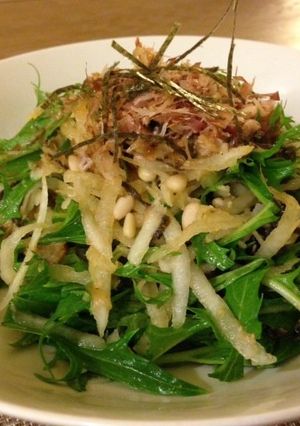 大根・水菜・ツナの居酒屋風サラダ-レシピのメイン写真