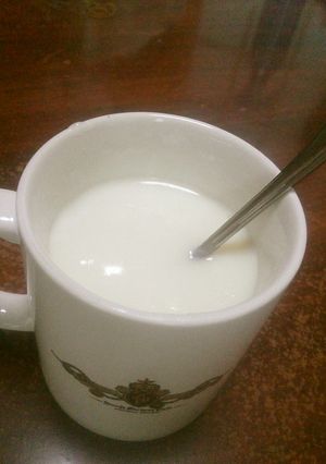 ホットミルク？牛乳餅？不思議なおやつ-レシピのメイン写真