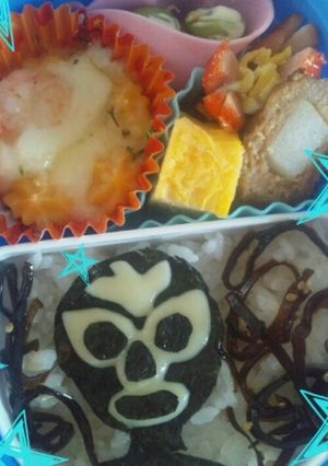 仮面ライダー ショッカー弁当-レシピのメイン写真
