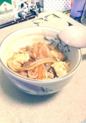 鳥のあんかけ丼ー低コスト編ー-レシピのメイン写真