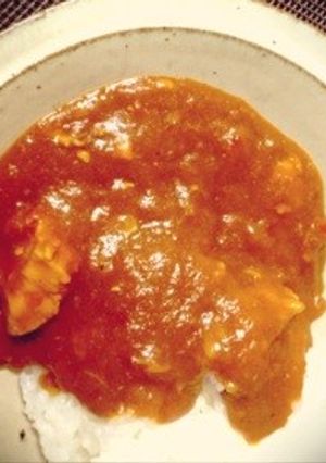 つわり、風邪オッケー?簡単トマトカレー♪-レシピのメイン写真