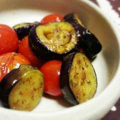 รูปของ ナスとミニトマトのマリネ