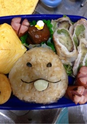 キャラ弁 マッスルなめこ-レシピのメイン写真