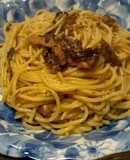 絶対に美味しい♪鰯の蒲焼きスパ！