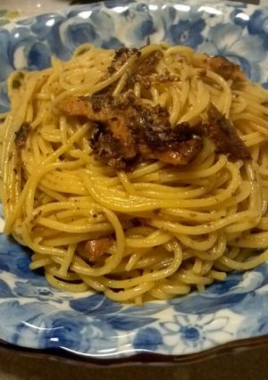絶対に美味しい♪鰯の蒲焼きスパ！-レシピのメイン写真