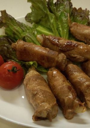 豚肉のたまねぎ巻-レシピのメイン写真