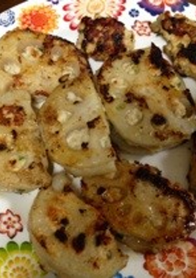 れんこんのはさみ焼き-レシピのメイン写真
