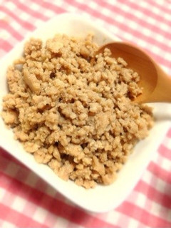泡立て器で簡単!失敗しない鶏そぼろ-レシピのメイン写真