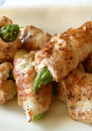 アスパラ・チーズ・じゃがの豚肉巻き-レシピのメイン写真
