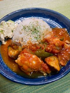 圧力鍋で簡単!鶏のトマト煮♪-レシピのメイン写真
