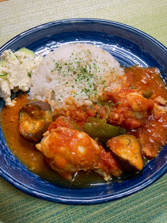 圧力鍋で簡単!鶏のトマト煮♪-レシピのメイン写真