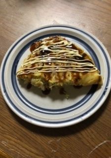 キャベツたっぷり　東西折衷お好み焼き-レシピのメイン写真