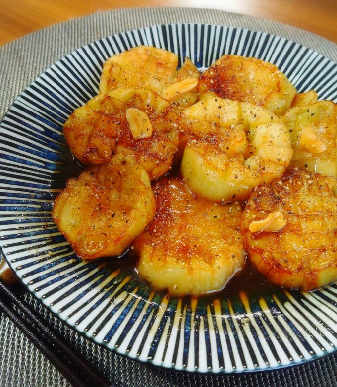 ＊ガーリックバター照り焼きとろとろ茄子＊-レシピのメイン写真