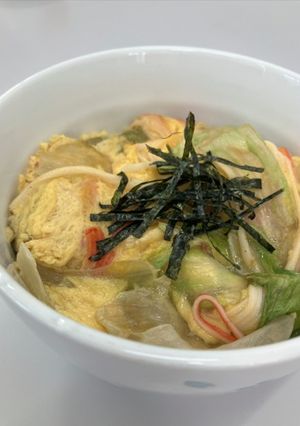 【丼】レンジで！ふんわり卵丼-レシピのメイン写真