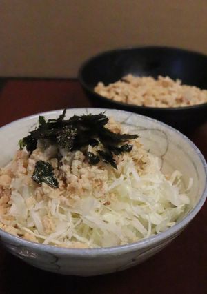 簡単★ヘルシー★鶏そぼろとキャベツの丼-レシピのメイン写真