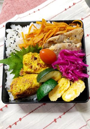 6/15チキンカレーパン粉焼き弁当-レシピのメイン写真