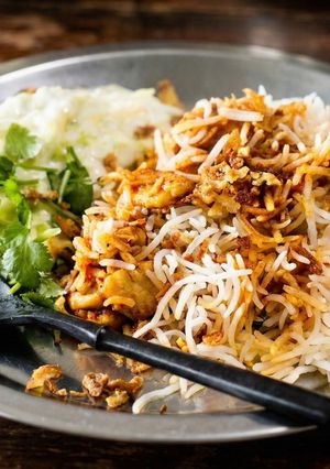 無印カレーでスパイス不要！超簡単ビリヤニ-レシピのメイン写真