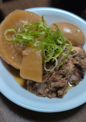 圧力鍋でホロホロ！大量スペアリブ大根-レシピのメイン写真