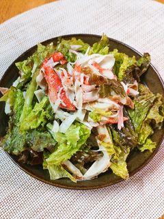 レタスと竹輪とカニカマのマヨサラダ-レシピのメイン写真