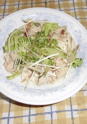 絶品!魅惑の冷やし豚しゃぶそうめん-レシピのメイン写真
