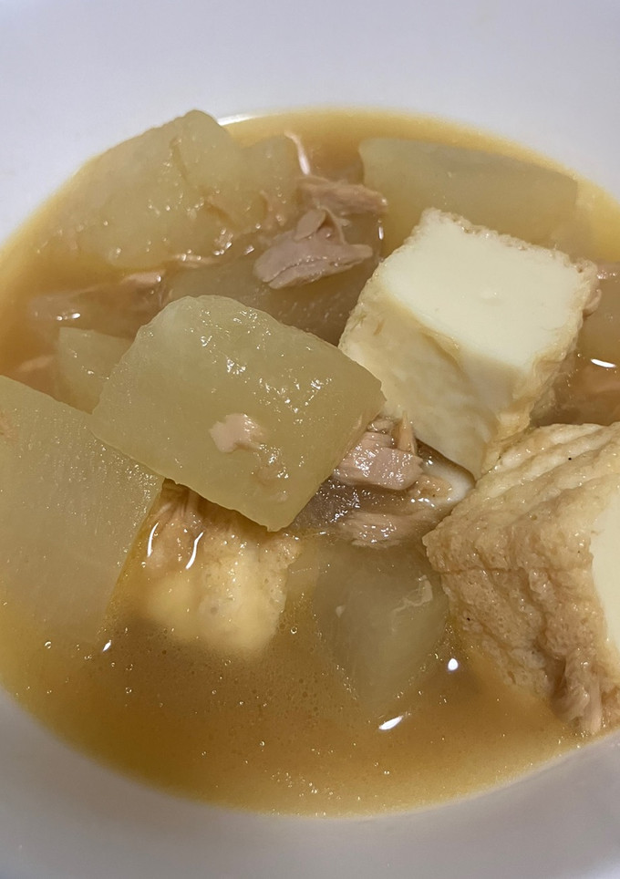 冬瓜と厚揚げの煮物-レシピのメイン写真