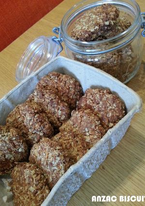 NZの伝統的なANZAC BISCUIT-レシピのメイン写真