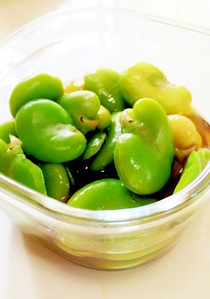 作りおき♪そら豆のひたし煮-レシピのメイン写真
