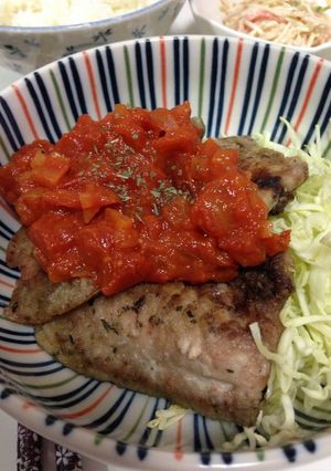 サバのムニエル☆トマトソース添え-レシピのメイン写真
