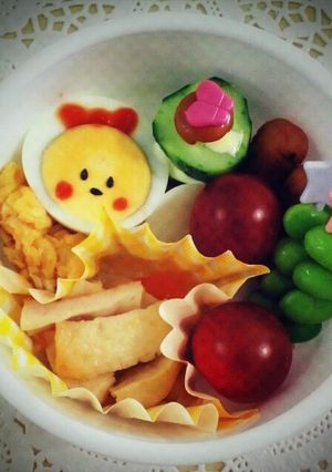 お弁当に♪簡単可愛いゆで卵-レシピのメイン写真