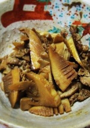 たけのこのピリ辛炒め煮-レシピのメイン写真
