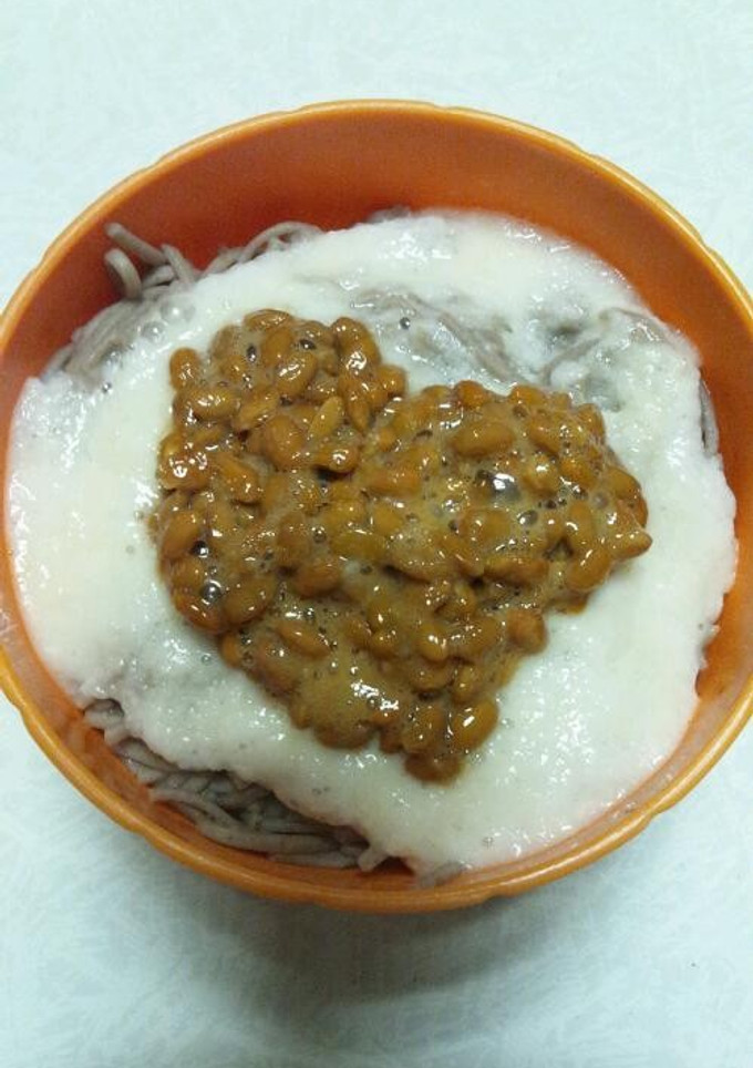 納豆とろろそば-レシピのメイン写真