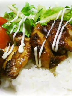 チキンでカレー丼-レシピのメイン写真