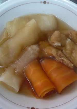大根と人参のくるくる炊き-レシピのメイン写真