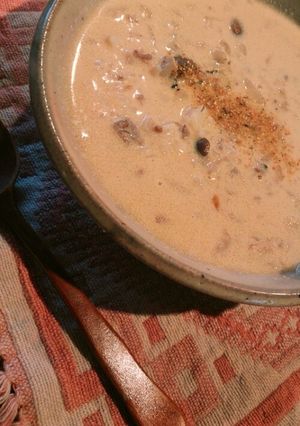 ミンチで♡味噌バター豆乳雑炊-レシピのメイン写真