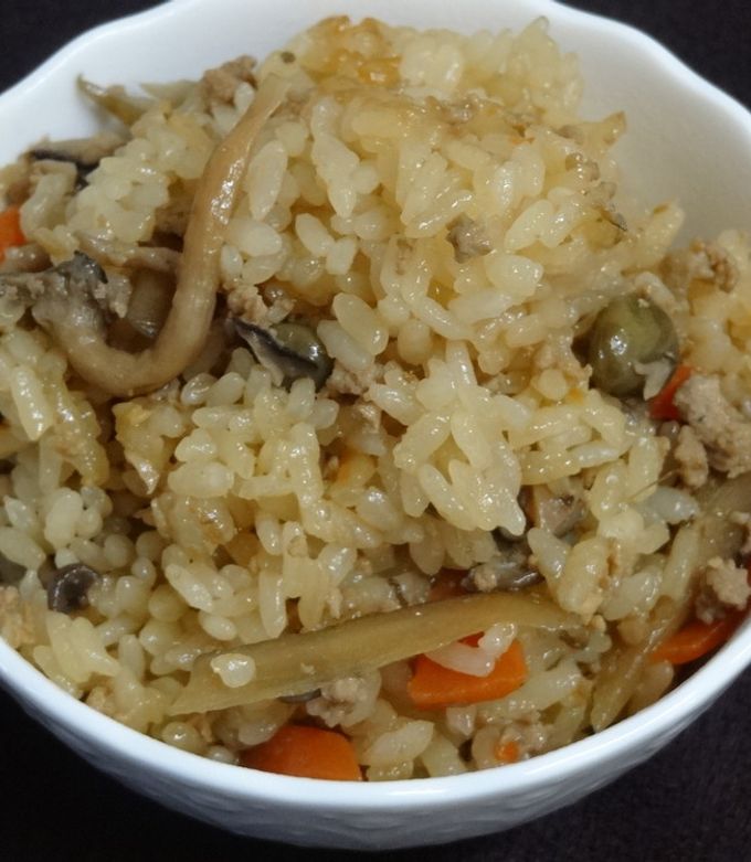炊飯器で　中華風炊き込みおこわ-レシピのメイン写真