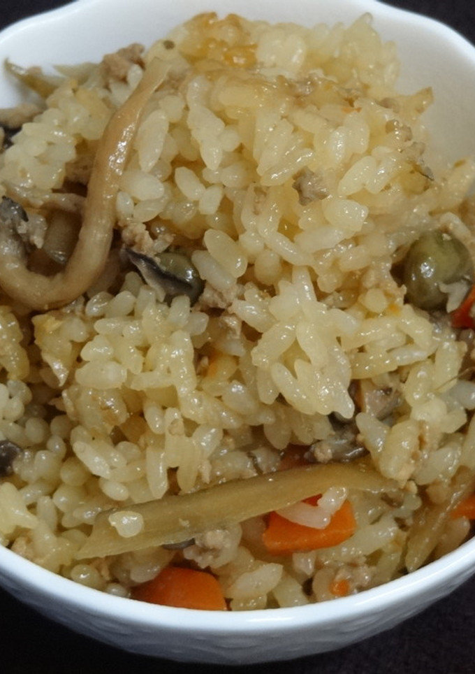 炊飯器で　中華風炊き込みおこわ-レシピのメイン写真