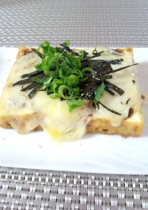 簡単!厚揚げチーズおかか-レシピのメイン写真