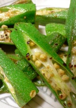 オクラの炒め物-レシピのメイン写真