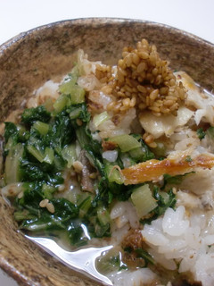 金ごま茶、出がらし茶づけ-レシピのメイン写真