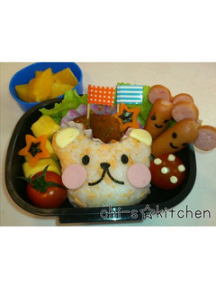 キャラ弁☆くまさん-レシピのメイン写真