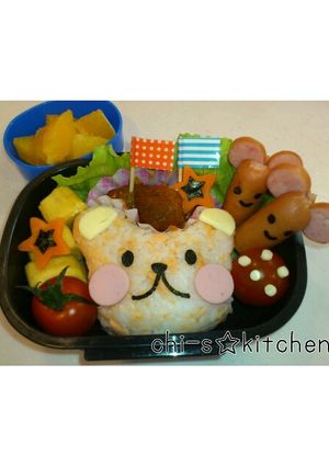 キャラ弁☆くまさん-レシピのメイン写真