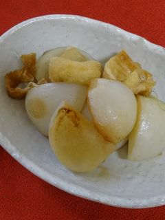 おふくろの味 かぶと油揚げの煮びたし-レシピのメイン写真