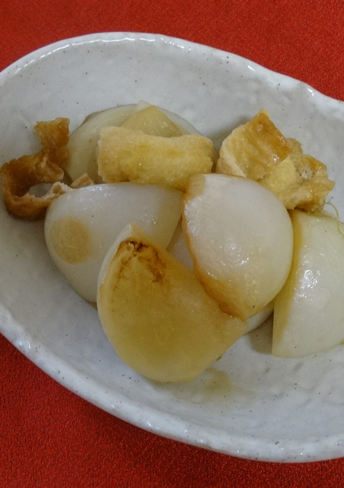 おふくろの味　かぶと油揚げの煮びたし-レシピのメイン写真