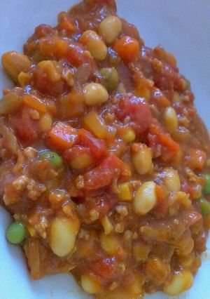 簡単！！大豆水煮とトマトでヘルシーカレー-レシピのメイン写真