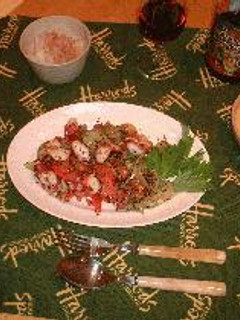 タコとトマトの香草パン粉炒め-レシピのメイン写真