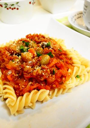 ＊ランチに＊チリコンカンのパスタ＊-レシピのメイン写真
