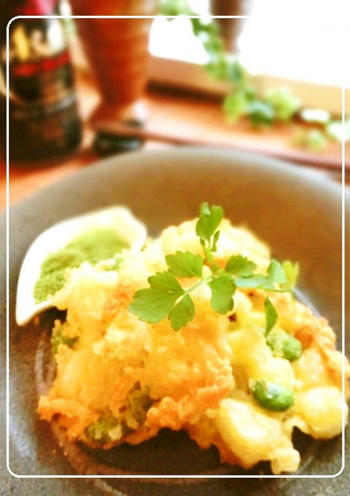 さっくりほくうま♫じゃがチーズのかき揚げ-レシピのメイン写真